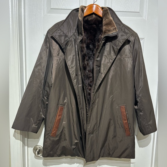 Rosleen 2 in 1 Jacket / Fur Genuine Leather / Acrylic lining/ Size Medium - Picture 7 of 15